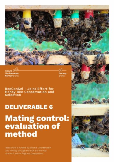 Deliverable 6: Mating control: evaluation of method